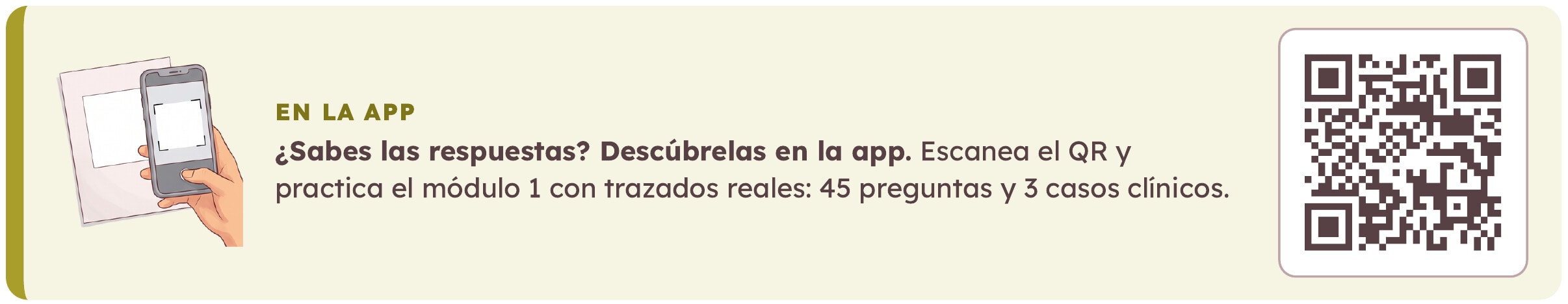 El QR del cierre del módulo